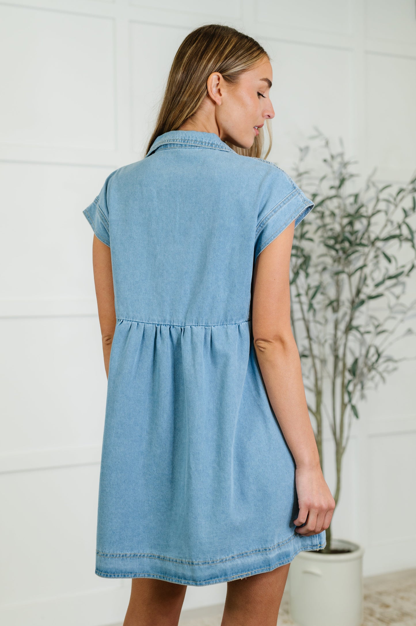 First Rodeo Denim Mini Dress