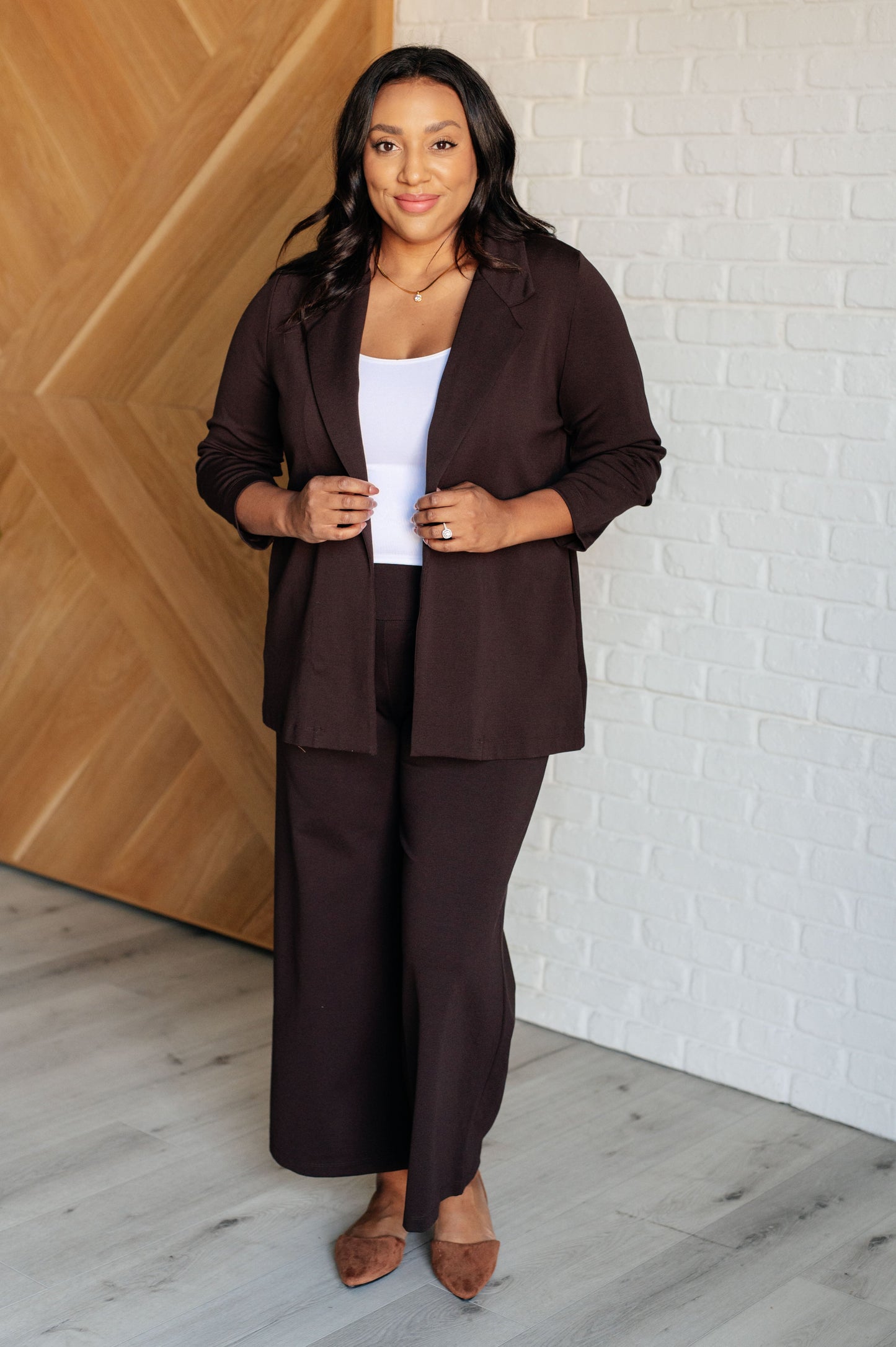 Hustle and Flow Blazer in Chocolate