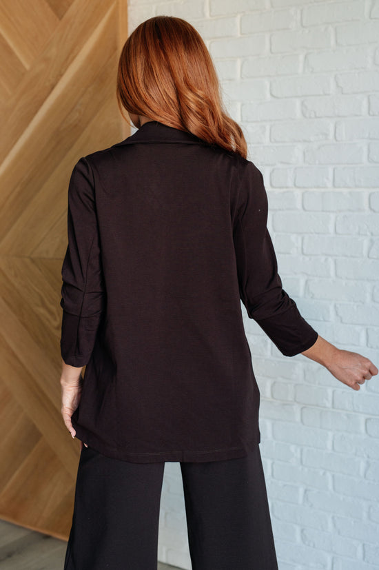 Hustle and Flow Blazer in Chocolate
