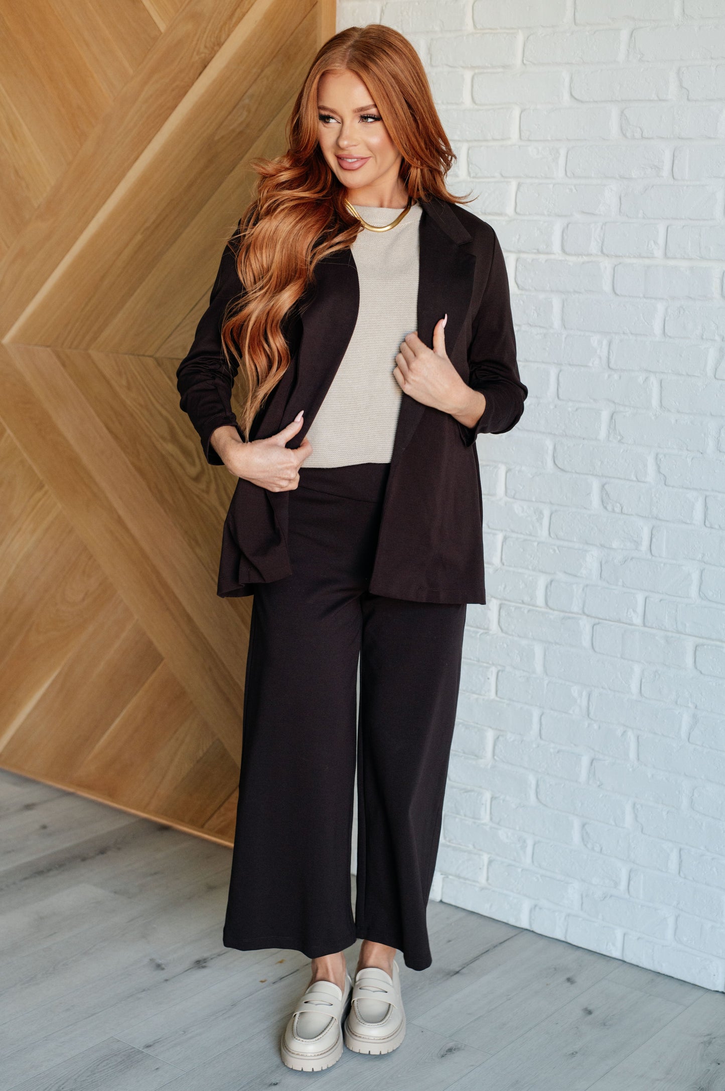 Hustle and Flow Blazer in Chocolate