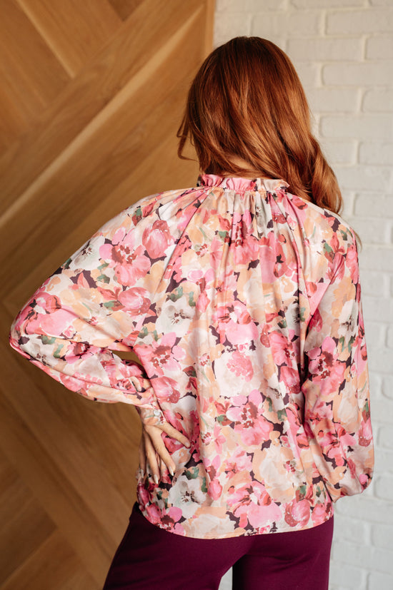 Understandably So Floral Blouse